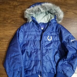 WOMEN'S REEBOK INDIANAPOLIS COLT HOODED COAT SZ.LG